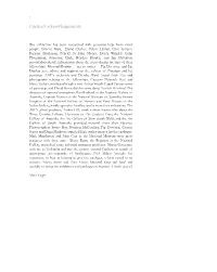 Curator's Acknowledgements