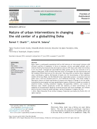 Nature of Urban Interventions in Changing the Old Center of a Globalizing Doha