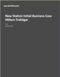New Station Initial Business Case Milton-Trafalgar Final October 2020