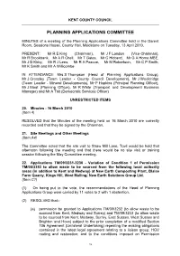Planning Applications Committee