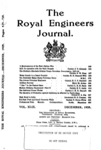 Royal Engineers Journal