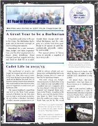B1 Year in Review: AY2013