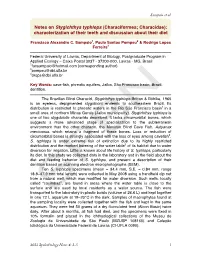 Notes on Stygichthys Typhlops (Characiformes; Characidae): Characterization of Their Teeth and Discussion About Their Diet