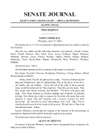 Received from the House Were Read First Time and Referred to the Committees Indicated: HB 360 to Committee on State Affairs