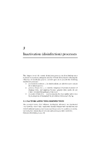 3 Inactivation (Disinfection) Processes
