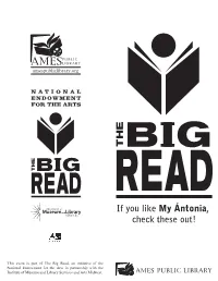 If You Like My Ántonia, Check These Out!