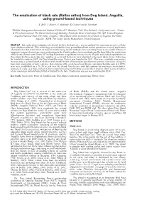 The Eradication of Black Rats (Rattus Rattus) from Dog Island, Anguilla, Using Ground-Based Techniques