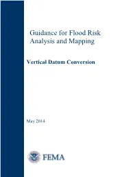 Vertical Datum Conversion Guidance