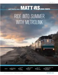 Ride Into Summer with Metrolink