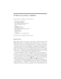 K-Theory for Group C -Algebras