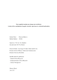 A Study of the Contribution of Negative Touristic Experiences to Existential Authenticity