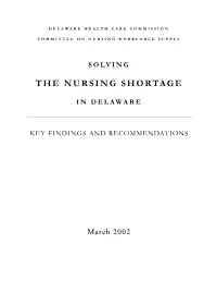 Solving the Nursing Shortage in Delaware