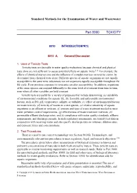 Standard Methods for the Examination of Water and Wastewater