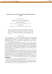 Constructions and Bounds for Mixed-Dimension Subspace Codes