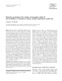 Molecular Mechanism of the Relation of Monoamine Oxidase B and Its Inhibitors to Parkinson’S Disease: Possible Implications of Glial Cells