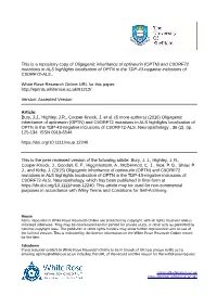 Oligogenic Inheritance of Optineurin (OPTN) and C9ORF72 Mutations in ALS Highlights Localisation of OPTN in the TDP-43-Negative Inclusions of C9ORF72-ALS