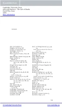 The Life of Haydn David Wyn Jones Index More Information