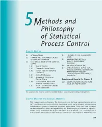 Methods and Philosophy of Statistical Process Control