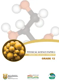 Physical Sciences Content
