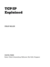 TCP/IP Explained