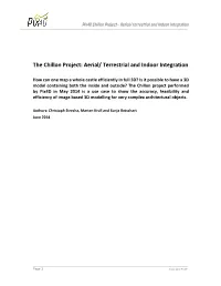 The Chillon Project: Aerial/ Terrestrial and Indoor Integration