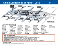 Airline Terminal Location Map EL19-0401