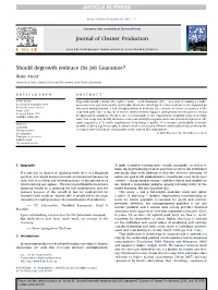 Alcott Degrowth-Job-Guarantee.Pdf