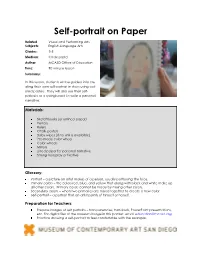 Self-Portrait on Paper