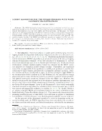 A Bddc Algorithm for the Stokes Problem with Weak 2 Galerkin Discretizations