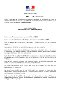 Arrêté Interministériel Du 9 Janvier 1995 Relatif À La Limitation Du Bruit Dans Les Établissements D'enseignement