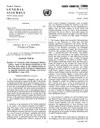 General Assembly Resolutions