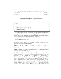 Lecture 20: Weak Convergence (PDF)
