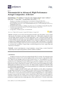 Nanomaterials in Advanced, High-Performance Aerogel Composites: a Review