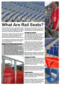 Safe Standing – What Are Rail Seats