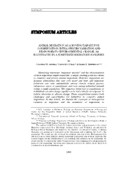 Symposium Articles