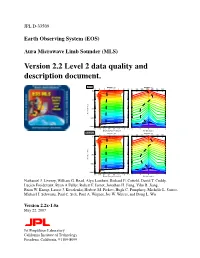Version 2.2 Level 2 Data Quality and Description Document