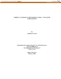 1 Turkey's Accession to the European Union