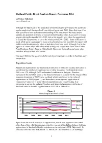 Breed Analysis Report 2014