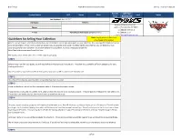Guidelines for Selling Your Collection