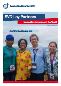 SVD Lay Partners Newsletter - from Around the World
