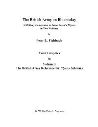 The British Army on Bloomsday