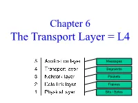 The Transport Layer = L4