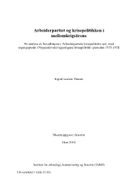 Masteroppgave I Historie for Ingrid Lastein Hansen