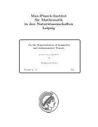 On the Representation of Symmetric and Antisymmetric Tensors