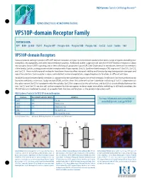 VPS10P-Domain Receptor Family