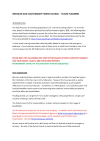Flooding Advice