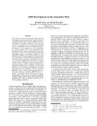 (Semantic) Web
