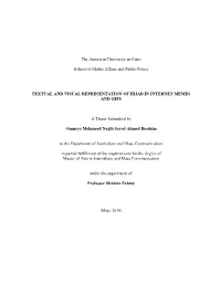 Textual and Visual Representation of Hijab in Internet Memes and Gifs