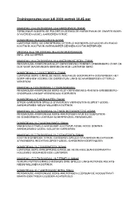 Trainingsroutes Voor Juli 2005 Vertrek 18