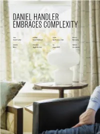Daniel Handler Embraces Complexity